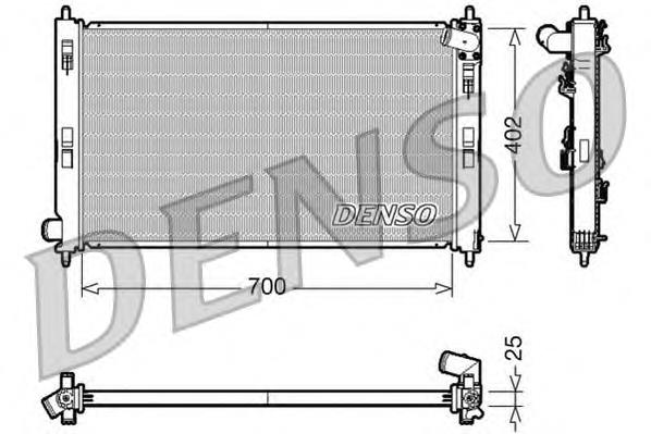 DRM45032 Denso Радіатор охолодження двигуна