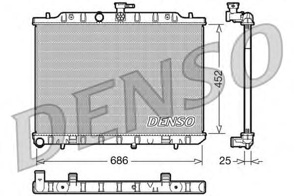 Радіатор охолодження Denso DRM46007