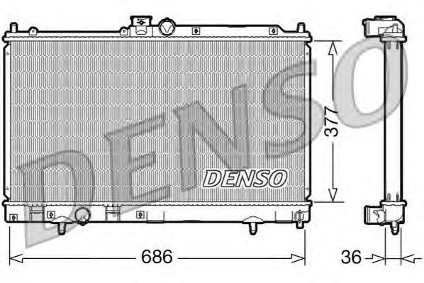 Радіатор основний Denso DRM45022 ціна, від 106.10 USD