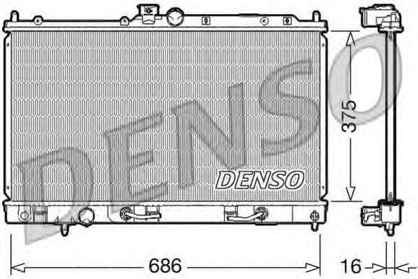 Радіатор DRM45024 Denso