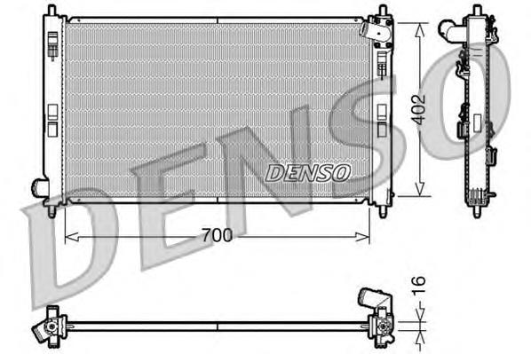 Радіатор основний Denso DRM45023 ціна, від 76.27 USD