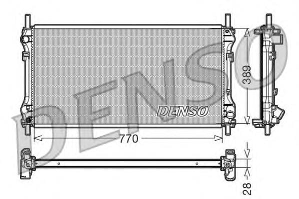 Радіатор DRM10104 Denso