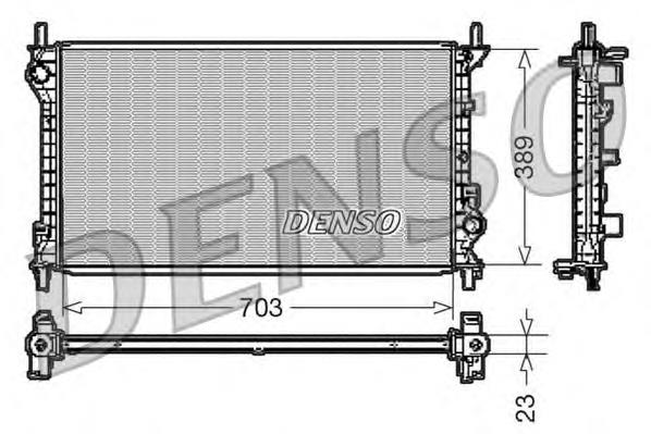 Радіатор DRM10108 Denso