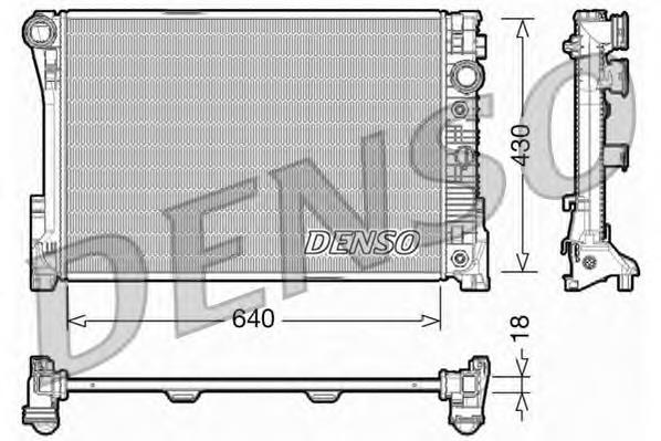 Радіатор охолодження двигуна DRM17005 Denso