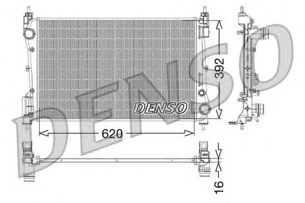 Радіатор DRM09114 Denso