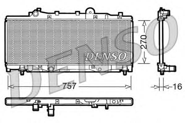 7783504 Fiat/Alfa/Lancia Радіатор охолодження двигуна