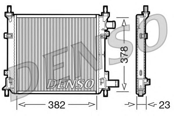 DRM10060 Denso радіатор охолодження двигуна