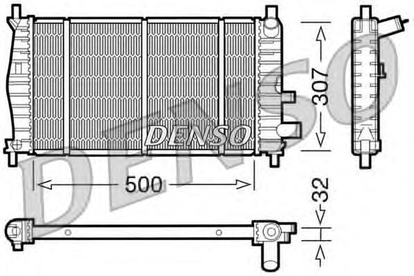 Радіатор 1098808 Ford