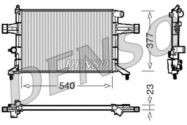 Радіатор основний Denso DRM20082 ціна, від 51.46 USD