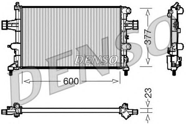 Радіатор охолодження Denso DRM20081