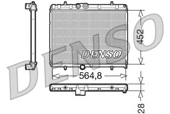 Радіатор основний Denso DRM21057 ціна, від 51.76 USD