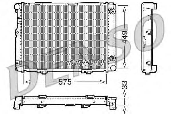 Радіатор охолодження Mercedes A2015002103