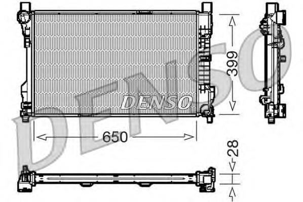 Радіатор DRM17080 Denso