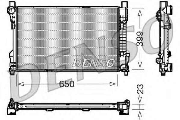 Радіатор основний Denso DRM17081 ціна, від 94.18 USD