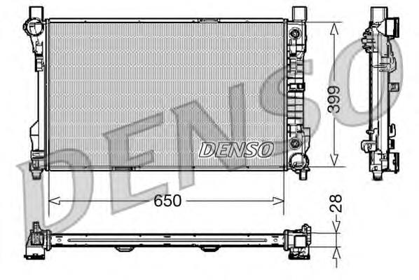 Радіатор DRM17079 Denso