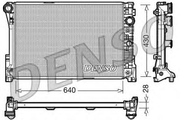 Радіатор основний Denso DRM17043 ціна, від 126.93 USD