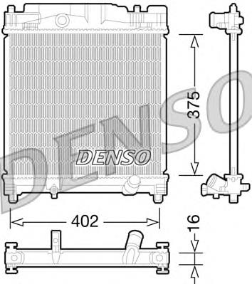 Радіатор охолодження Toyota 1640040220