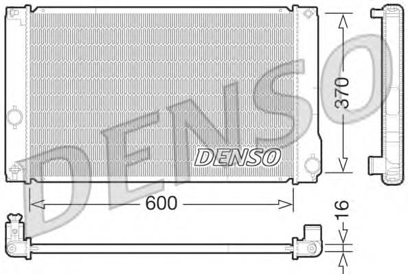 Радіатор DRM50076 Denso