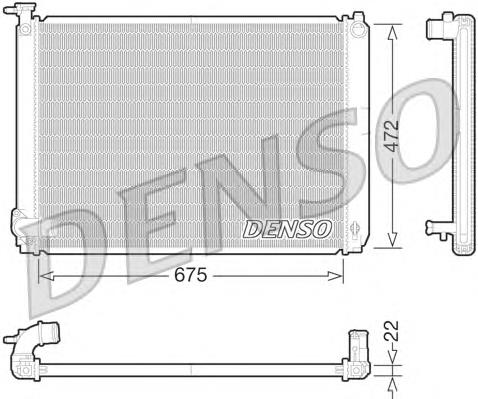 Радіатор охолодження Denso DRM51010