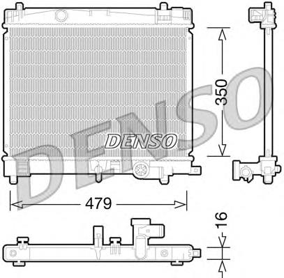 1640047080 Toyota Радіатор охолодження двигуна