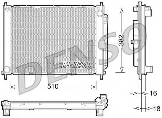 Радіатор основний Denso DRM23101 ціна, від 184.20 USD