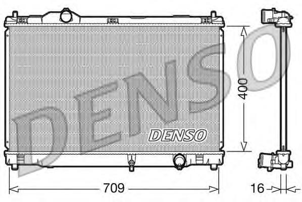 Купити DRM51008 Denso Радіатор двигуна