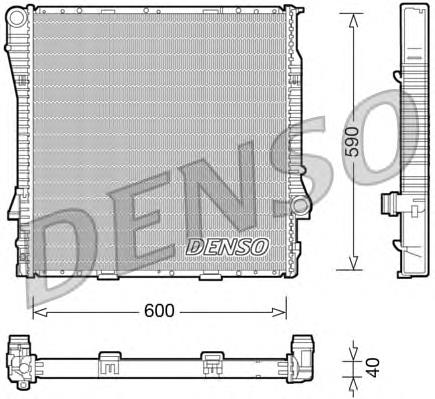 DRM05114 Denso Радіатор охолодження двигуна