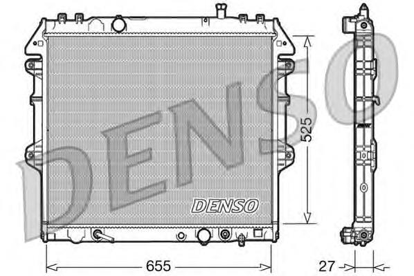 Радіатор DRM50045 Denso