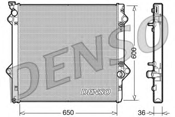 DRM50049 Denso радіатор охолодження двигуна