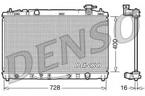 Купити DRM50042 Denso Радіатор двигуна