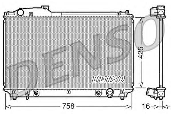 Радіатор основний Denso DRM51003 ціна, від 168.16 USD
