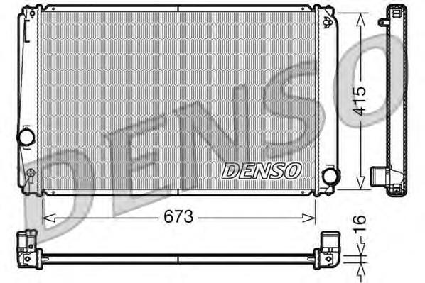 Радіатор основний Denso DRM50051 ціна, від 76.19 USD