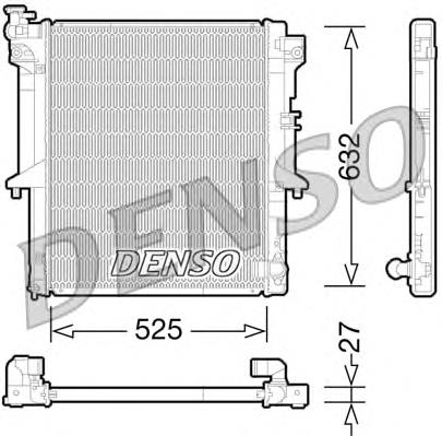 Радіатор DRM45034 Denso