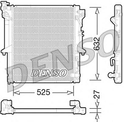 Радіатор основний Denso DRM45035 ціна, від 139.26 USD