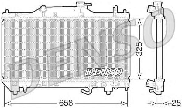 Радіатор основний Denso DRM50067 ціна, від 88.98 USD
