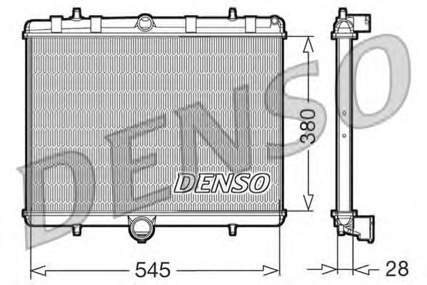 Радіатор охолодження Denso DRM07060