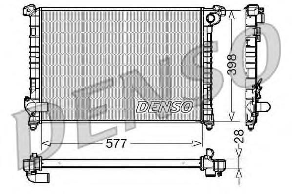 Радіатор охолодження Denso DRM05100