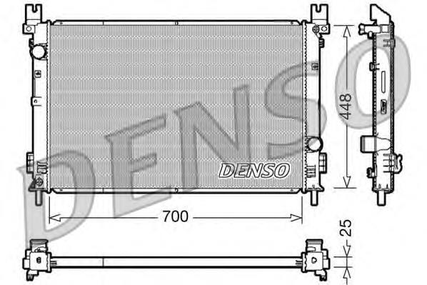 Купити DRM06001 Denso Радіатор двигуна