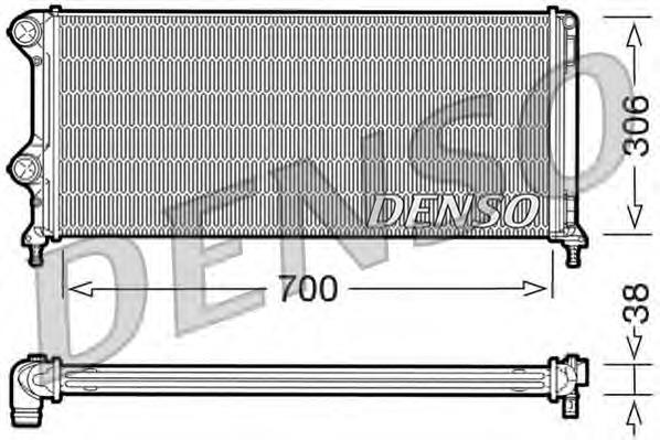 Радіатор основний Denso DRM09060 ціна, від 65.46 USD