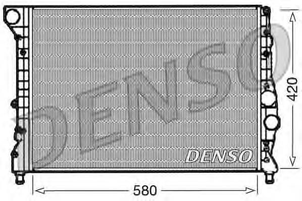 DRM01001 Denso Радіатор охолодження двигуна