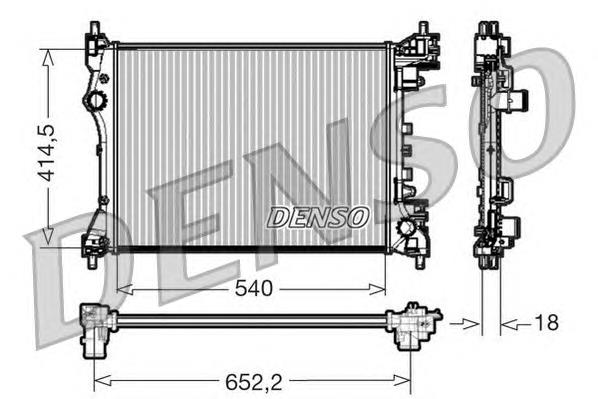 Купити DRM01005 Denso Радіатор двигуна