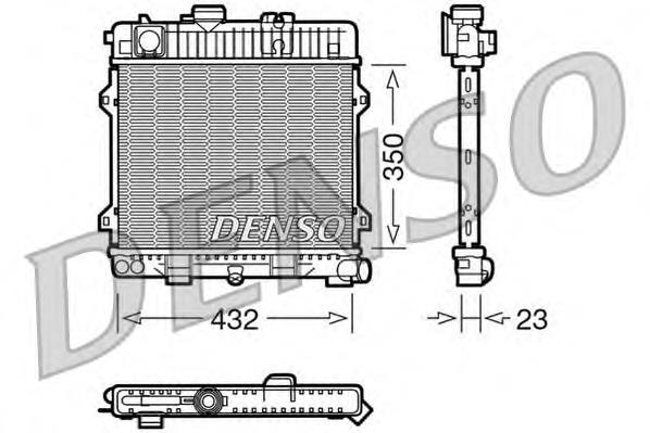 Радіатор охолодження Denso DRM05024