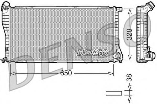 DRM05002 Denso радіатор охолодження двигуна