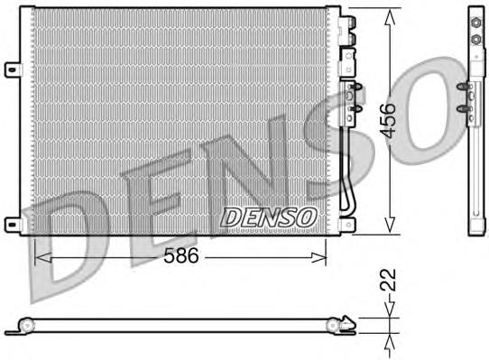 Радіатор кондиціонера DCN06009 Denso