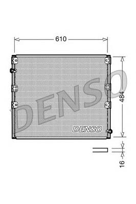 Радіатор охолодження кондиціонера Denso DCN50020