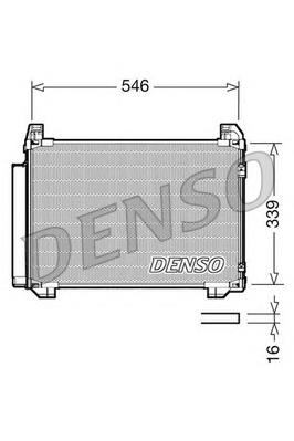 Купити DCN50025 Denso Радіатор системи охолодження кондиціонера