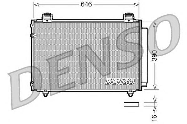 Конденсатор кондиціонера Denso DCN50024 ціна, від 84.65 USD