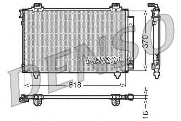 Радіатор охолодження кондиціонера Denso DCN50012
