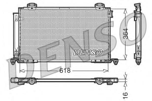 Конденсатор кондиціонера Denso DCN50015 ціна, від 59.68 USD