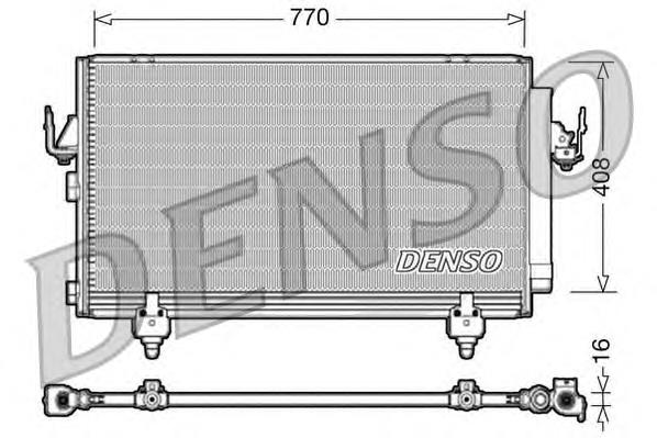 Конденсатор кондиціонера Denso DCN50031 ціна, від 84.31 USD